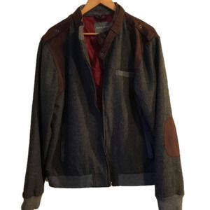 Slate & Stone Bomber Style Tweed Jacket. Men’s XL.